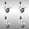 Service Caster 3 Inch 316SS Gray Poly Swivel 1 Inch Expanding Stem Caster Lock Brake, 2PK SCC-SS316TTLEX20S314-PPUB-2-S-2-1 - alternate 2
